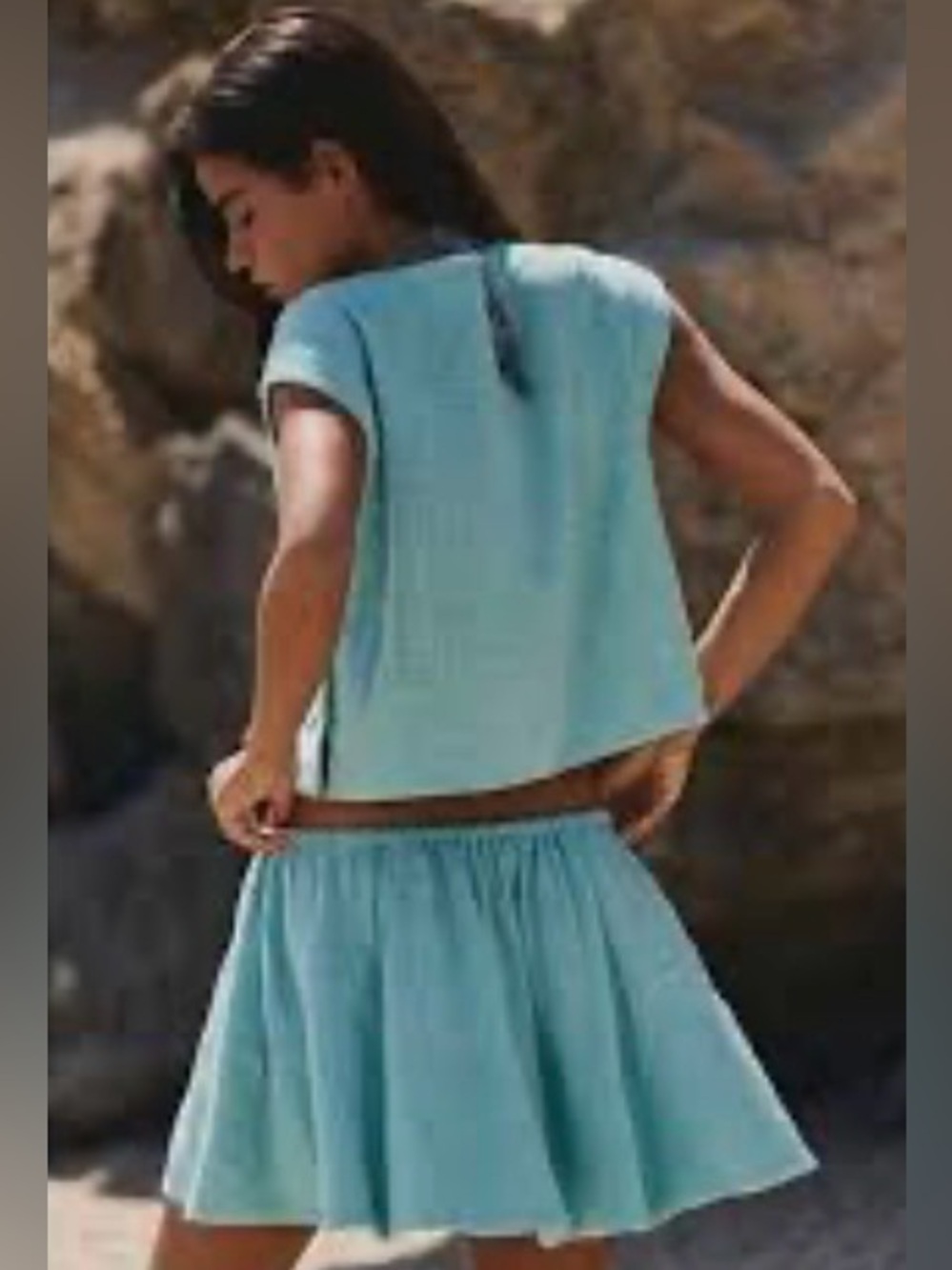 NWT FREE PEOPLE FREE EST SKYE MINI SKIRT SET - Picture 2 of 3